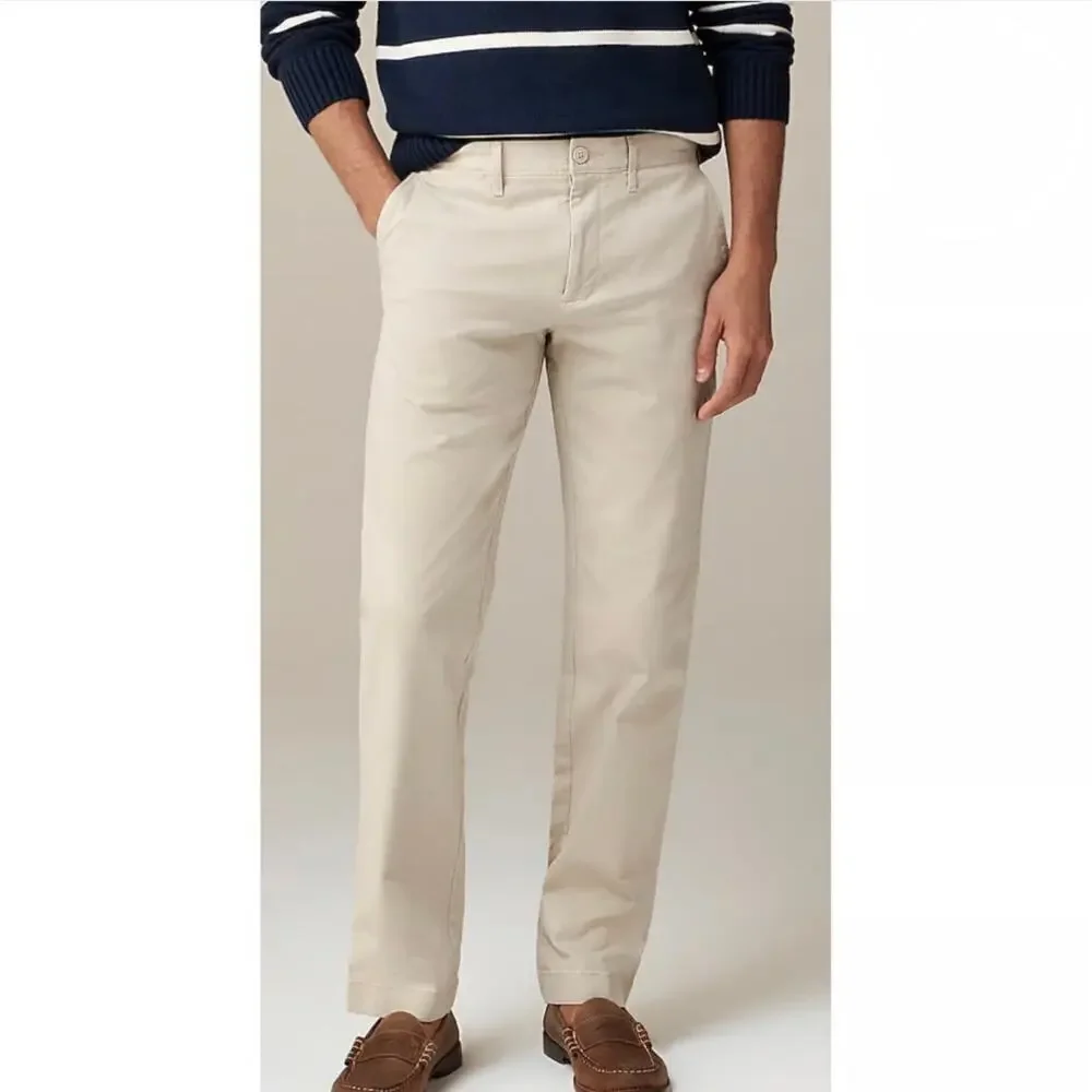 J. Crew Men's 770 Straight-Fit Stretch Chino Pant AR886 Lt Blue Size 33/30 NWOT